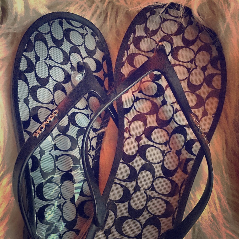 Coach Flip Flops
